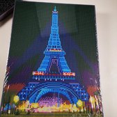 Diamond painting LED Parijs 30x40cm ( FULL painting )