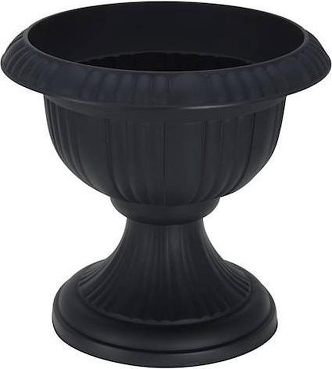 Bloempot op voet, rond, 39x36.1x39cm, Antraciet, Praktisch en stijlvol