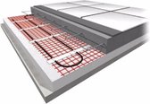 Vloerverwarmingsmat elektrisch 1000 watt inclusief magnum aan-/uit thermostaat
