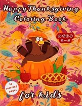 Happy Thanksgiving Coloring Book for Kids Ages 2-5