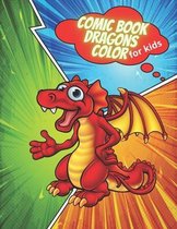 Comic book dragons color for kids