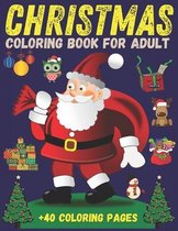 Christmas coloring book for adult +40 Coloring pages