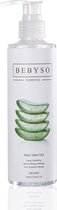 BEBYSO Organic Aloe Vera Gel 250ml. 100% Vegan & natuurlijke ingrediënten. Dierproefvrij.