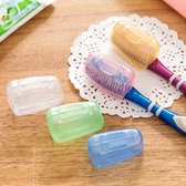 Tandenborstel hoesjes - 5 Stuks - Beschermkopjes voor tandenborstels - Reisbescherming tandenborstel - Hoesje voor tandenborstel - Tandenborstelhouder - Travel case tandenborstel -