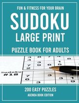 Sudoku Large Print Puzzle Book for Adults