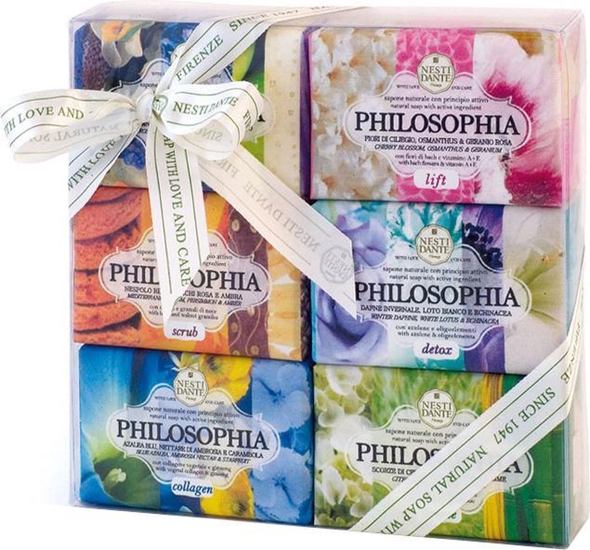 Nesti Dante Philosophia Zeepset Set 6 x 150 gram
