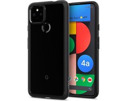 Spigen Ultra Hybrid Hoesje | Case Geschikt voor Pixel 4a 5G Case Mat Zwart