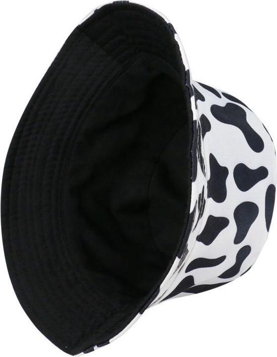 Bucket hat - Koe - Cow - Omkeerbaar - Regenhoed - Zonnehoedje