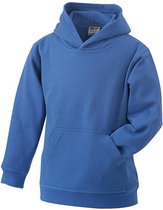 James and Nicholson Kinderen/Kinderkapjes Sweatshirt (Koningsblauw)