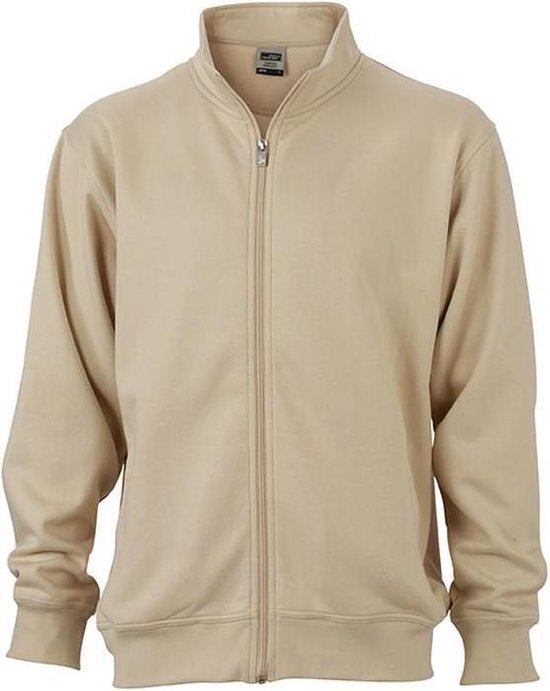 Veste de survêtement unisexe James and Nicholson (Stone)