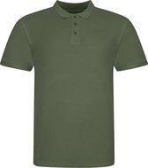 Awdis Just Polos Mens Het 100 Polo Shirt (Aards groen)
