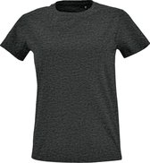 SOLS Dames/dames Imperial Fit T-Shirt met korte mouwen (Houtskool mergel)