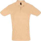 SOLS Heren Perfect Pique Korte Mouw Poloshirt (Zand)