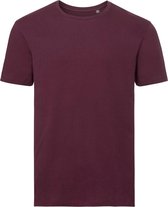 Russell - Pure Organic T-Shirt - Bordeauxrood - 100% Biologisch Katoen - L