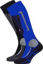 Falcon Victor (2-pack) Wintersportsokken - Maat 43-46 - Mannen - blauw/zwart/grijs