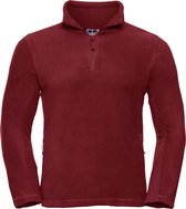 Russell Heren 1/4 Ritssluiting Outdoor Fleece Top (Klassiek rood)