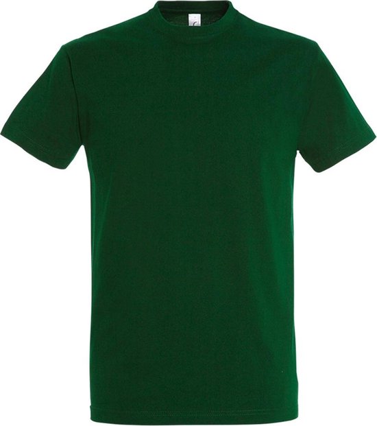 SOLS T-shirt à manches courtes pour homme Imperial Heavyweight (Vert bouteille)