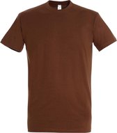 SOLS Heren Keizerlijke Zwaargewicht T-Shirt met korte mouwen (Aarde)