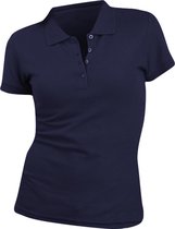 SOLS Vrouwen/dames Mensen Pique Korte Mouw Katoenen Poloshirt (Marine)