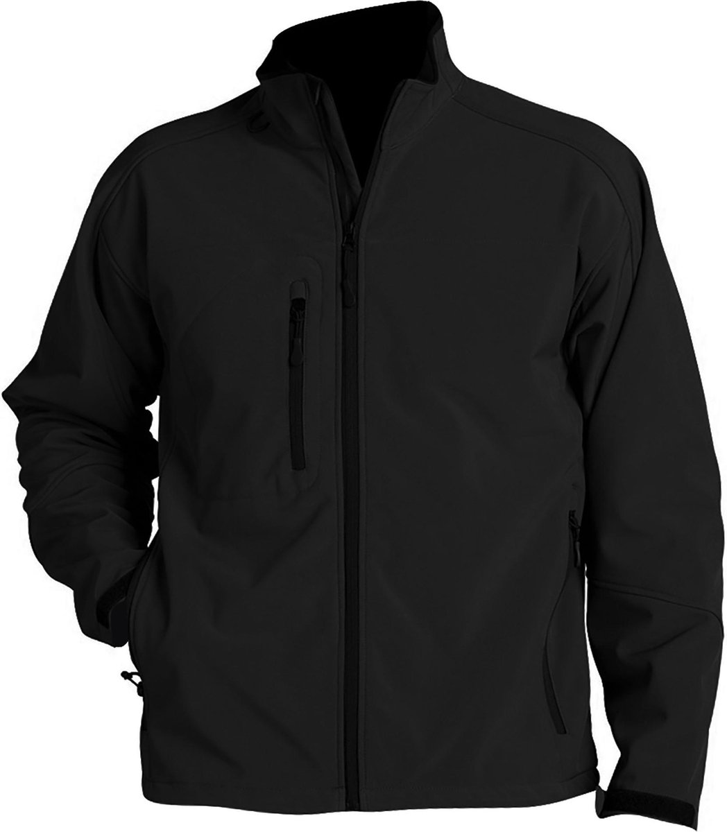 SOLS Heren Relax Soft Shell Jacket Zwart