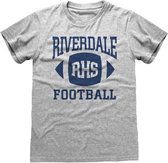 Riverdale Heren Tshirt -L- Football Grijs