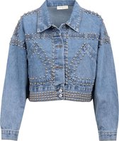 Studded denim jacket