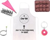 Akyol - Cadeau Bakpakket - Verassingspakket koken - bak set - bak spullen - slagroomspuit - bak schort - vormpjes - cake vormpjes - verras je vriend - verras je vriendin - nieuwe b