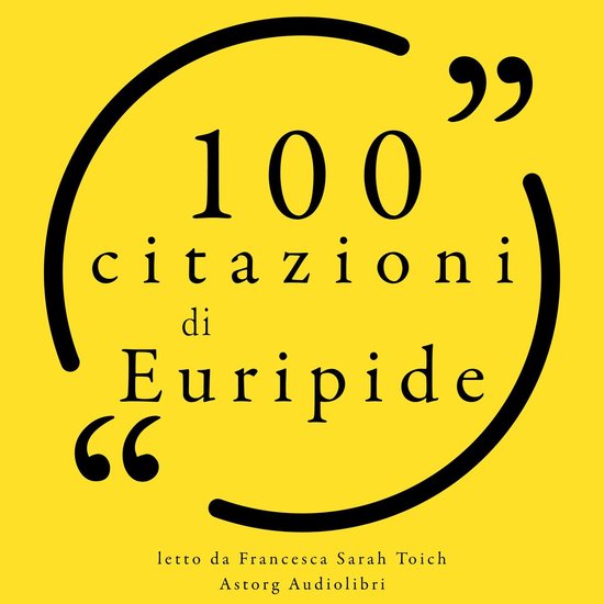 100 citazioni di Euripide - cover