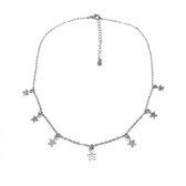 stars necklace - zilver
