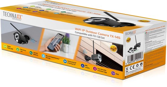 Technaxx TX-145 FullHD indoor / outdoor IP beveiligingscamera Wifi, uitbreiding TX-128 van Technaxx — afbeelding 5