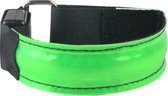 LED Hardloop Armband - Fiets - Outdoor Sport Armband - Reflecterende Hardloop Verlichting - GROEN