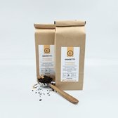 BLACK TEA Amaretto - Thé noir saveur pâte d'amande orange 500g