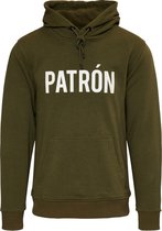 Patrón Wear - Green Brand Hoodie - Heren - Hoodie- Maat: S