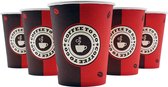 Koffie to go beker | 200 ml | 1000 stuks | 20 x 50 pcs. |8 OZ | Top kwaliteit | Coffee to go cup | 0,2 | Wegwerpbekers