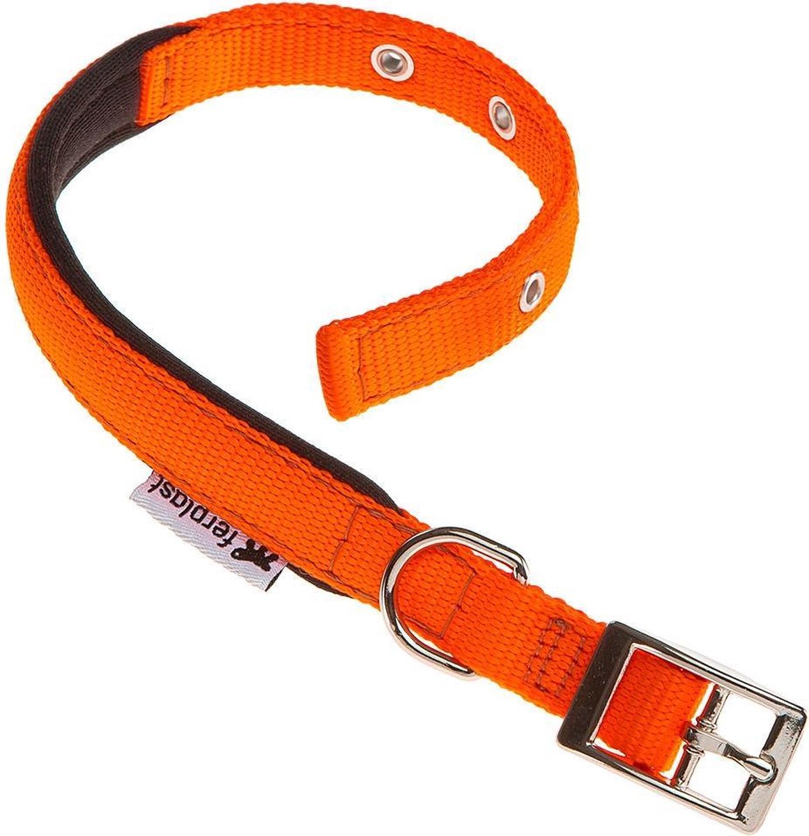 Ferplast Hondenhalsband Daytona 53 X 2,5 Cm Staal/nylon Oranje