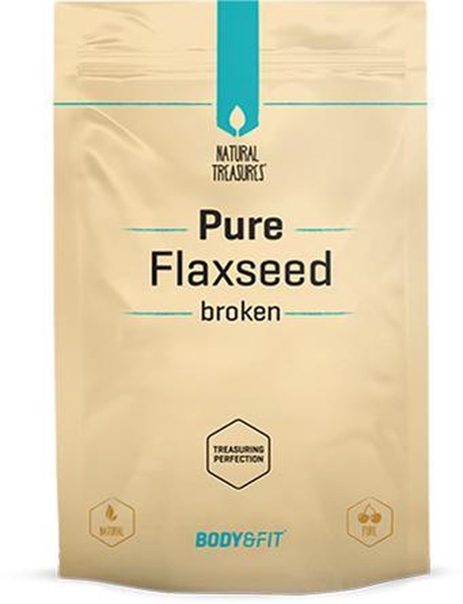 Body & Fit Superfoods - Pure Lijnzaad gebroken - 500 gram