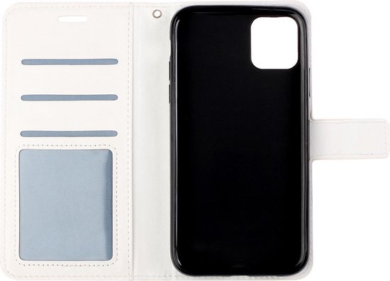 iPhone 12 Pro Case Book Case Cover avec 2x Protecteur d'écran Full 3D Wit