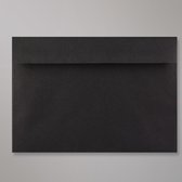 25x Zwarte envelop C5 (229mm x 162mm) 120g/m.