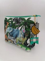 LOCO LAMA - Toilet Tas - Safari - Jungle - Dieren