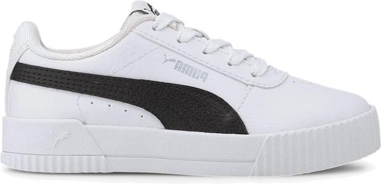 PUMA Carina Snake Jr Sneakers Meisjes - Puma White-Puma Black Maat 38,5 |  bol.com