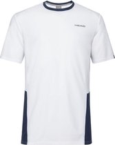 HEAD Club Tech T-Shirt Tennis Tennisshirt Junior Kids Jongens Wit - Maat 128