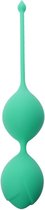 Vagina Balletjes - Silicone Kegel Balls 36mm 90g Green - Boss Series