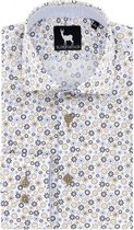 GENTS | Blumfontain Overhemd Heren Volwassenen print zonnebloem Maat M 39/40