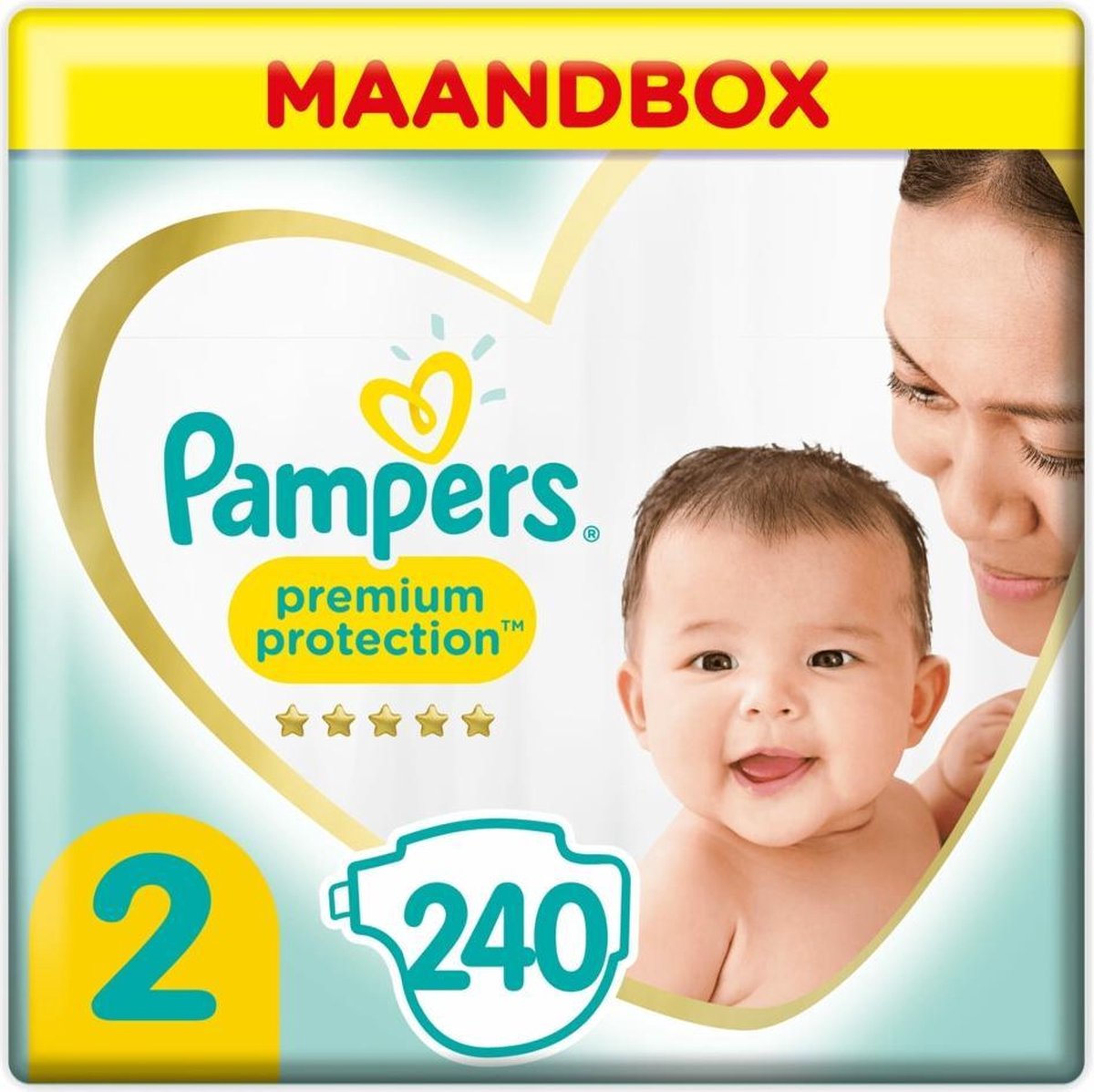 Pampers New Baby - Maat 2 Maandbox 240 luiers op De Prijzenvolger