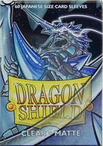 Dragon Shield Card Sleeves: Japanese Matte Clear (59x86mm) - 60 stuks