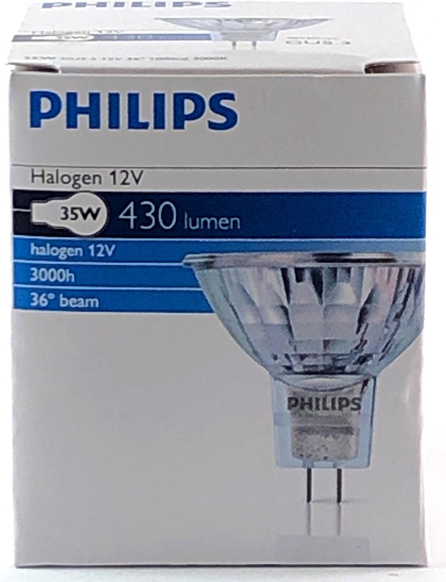 lezing keuken blouse Philips Halogeen Spot Accentline 35W GU5.3 12V 36Gr. (5 stuks) | bol.com