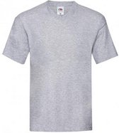 Fruit Of The Loom Heren Originele V-hals T-shirt (Lichtgrijs)