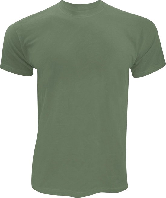 T-shirt à manches courtes Original Fruit Of The Loom hommes (Classique Olive)