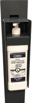 Desinfectie zuil - Desinfectie stand MSD 1001 - Elliptisch elleboog contact - Ontsmetting Zuil