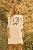 La V sweatjurk Pippa cream 116